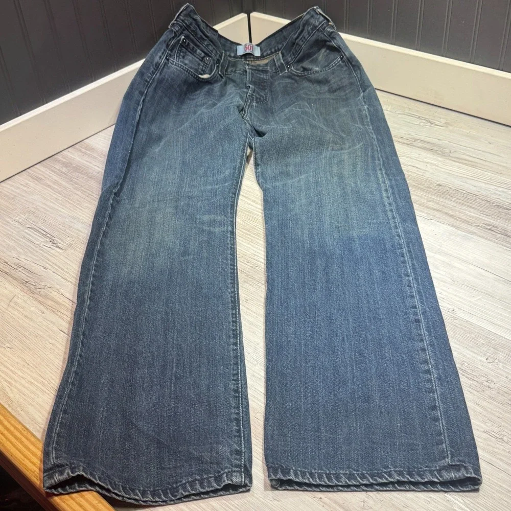 Levi's 501 Original Straight Leg Men's Jeans 30x30 Button Fly Modern-Y2K